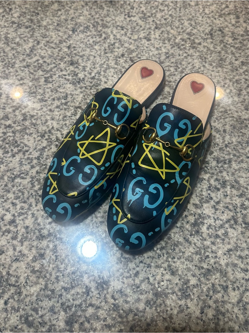 Gucci Princetown Ghost Horsebit mules